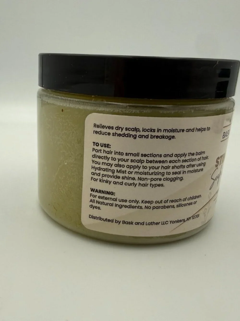 Bask & Lather Strengthen Shampoo Scalp Balm Edge Control